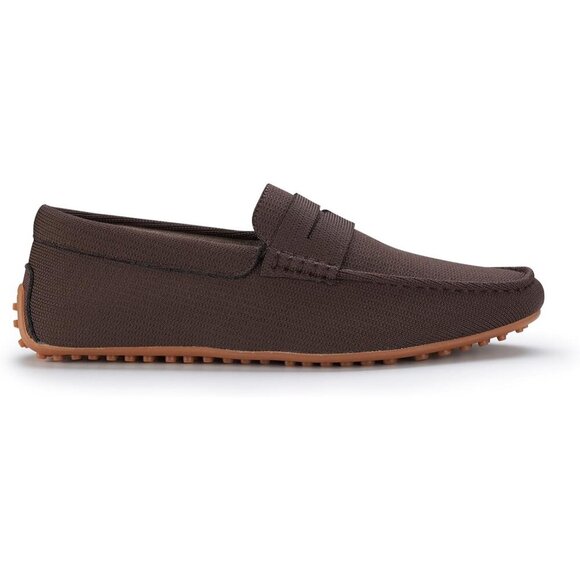 〽️Men\'s Dark Mocha Aldo Collection Slip On Penny Driving Moccasins Loafer